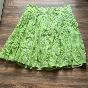 Coldwater Creek Lime Green Women's Skirt - Size XL